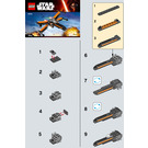 LEGO Poe's X-wing Fighter Set 30278 Instructions