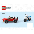 LEGO Polizei Bike Auto Chase 60392 Instructions