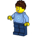 LEGO Politie Cadet, Male (Puntig Haar) minifiguur