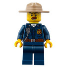 LEGO Politi Chief Minifigur