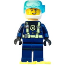 LEGO Polizei Diver Minifigur
