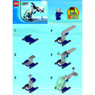 LEGO Police Helicopter Set 30222 Instructions
