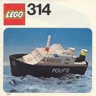 LEGO Police Launch Set 314-1 Instructions