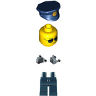 LEGO Politie Office (Sand Blauw Jacket) minifiguur