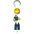 LEGO Polizei Officer - Pilot Minifigur