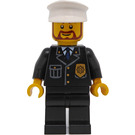 LEGO Polizist mit Bart und Weiß Hut Minifigur