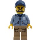 LEGO Policejní důstojník s Vousy Minifigurka