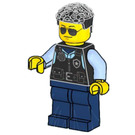 LEGO Politie Officer met Glasses minifiguur