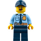 LEGO Police Officer with Moustache Minifigure