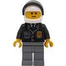 LEGO Police Officer with Suit and Badge Minifigure