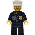 LEGO Polis med Vit Polis Hatt och Skägg Minifigur