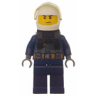 LEGO Police Pilot avec Jacket et Dark Stone Grey Vest Figurine
