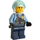 LEGO Police Pilote avec Blanc Casque et Eyelashes Minifigurine