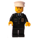 LEGO Police Prisoner Guard Minifigure Brown Eyebrows