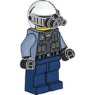 LEGO Polis Sergeant Sam Grizzled med Mörkerseendeglasögon Minifigur