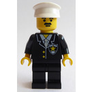 LEGO Politie Sheriff met Wit Hoed en Moustache minifiguur