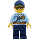 LEGO Femme policière avec Casquette, Queue de cheval et Des lunettes de soleil Minifigurine