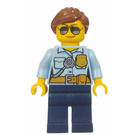 LEGO Die Polizistin mit Haar Minifigur