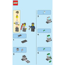 LEGO Policeman en Crook met ATM 952304 Instructions