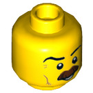LEGO Policeman Minifigure Kopf (Einbau-Vollbolzen) (3626 / 29931)
