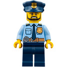 LEGO Policeman with Black Beard Minifigure