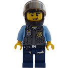 LEGO Policeman with Black Helmet Minifigure