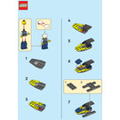 LEGO Policeman with Helicopter 952402 Instruktioner