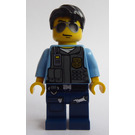 LEGO Policeman with Sunglasses and Black hair Minifigure