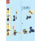 LEGO Policewoman and crook 952211 Istruzioni