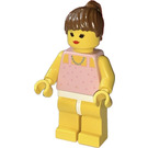 LEGO Poolside Woman in Pink Top with Silver Necklace Minifigure