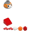 LEGO Porg mit Rot Flügel und Schwanz Minifigur