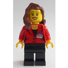 LEGO Porsche 911 GT Finish Line Press Woman Minifigure