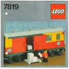 LEGO Postal Container Wagon Set 7819 Instructions