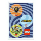 LEGO Postcard 'just imagine...'  with 3 stickers