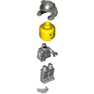 LEGO Power Miner Doc with Gray Suit and Silver Helmet Minifigure