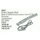 LEGO Power Supply Rail for 12V Trains 5063