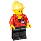 LEGO Press Woman / Reporter with Bright Light Yellow Hair Minifigure