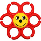 LEGO Primo Ring 7 Gaten met smile in middle Gat (31698)