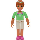 LEGO Princess Flora with White Shorts & Medium Green Top with Roses Decoration Minifigure