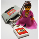 LEGO Princess Schlüssel Kette mit 3 x 2 Modified Fliese mit Loch (850744)