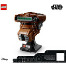 LEGO Princess Leia (Boushh) Casque 75351 Instructions