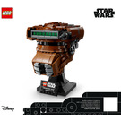 LEGO Princess Leia (Boushh) Helmet 75351 Instrucciones