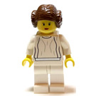 LEGO Princesa Leia con Blanco Atuendo y Amarillo Cabeza Minifigura