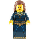 LEGO Princezna wearing Dark Modrá Šaty s Gold Dekorace Minifigurka