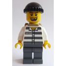 LEGO Prisoner 50380 mit Missing Zahn, Gestrickt Deckel und Rucksack Minifigur