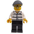 LEGO Gevangene 86753 met Zwart Masker en Gebreid Pet Minifiguur