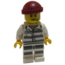 LEGO Prisonnier 86753 avec Casque et Tricoté Casquette Minifigurine