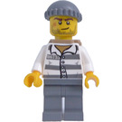 LEGO Prisoner 86753 with Scarred Face, Knitted Cap and Backpack Minifigure