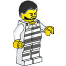 LEGO Prisoner with Black Hair Minifigure