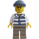 LEGO Gevangene met Grijs Gebreid Pet  Minifiguur